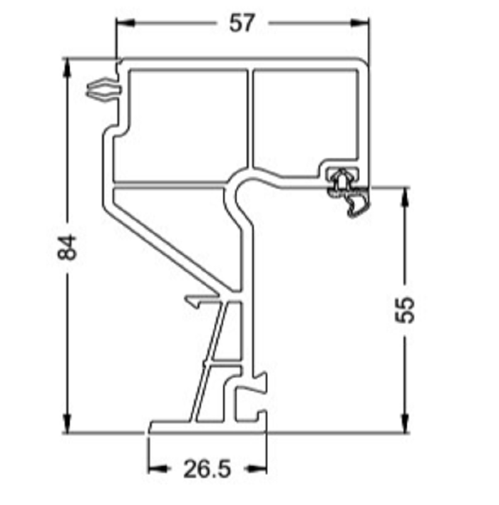 Adapter 84/57_ 9017_000 (VE 6m) /RG154