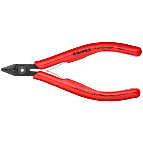 Form 1 Facette KNIPEX 125 mm Elektronik-Seitenschneider