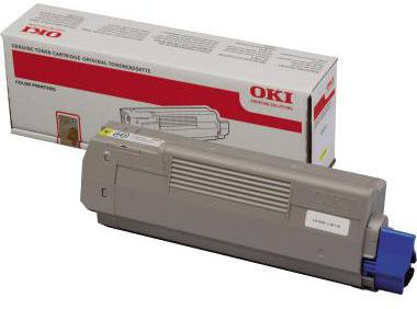 OKI Toner OKI Originalzubehör 44315305 ca. 6.000 Seiten gelb