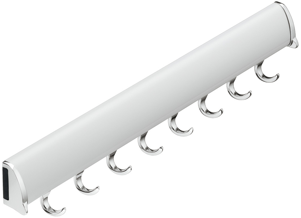 Gürtelhalter für 8 Gürtel, Vollauszug