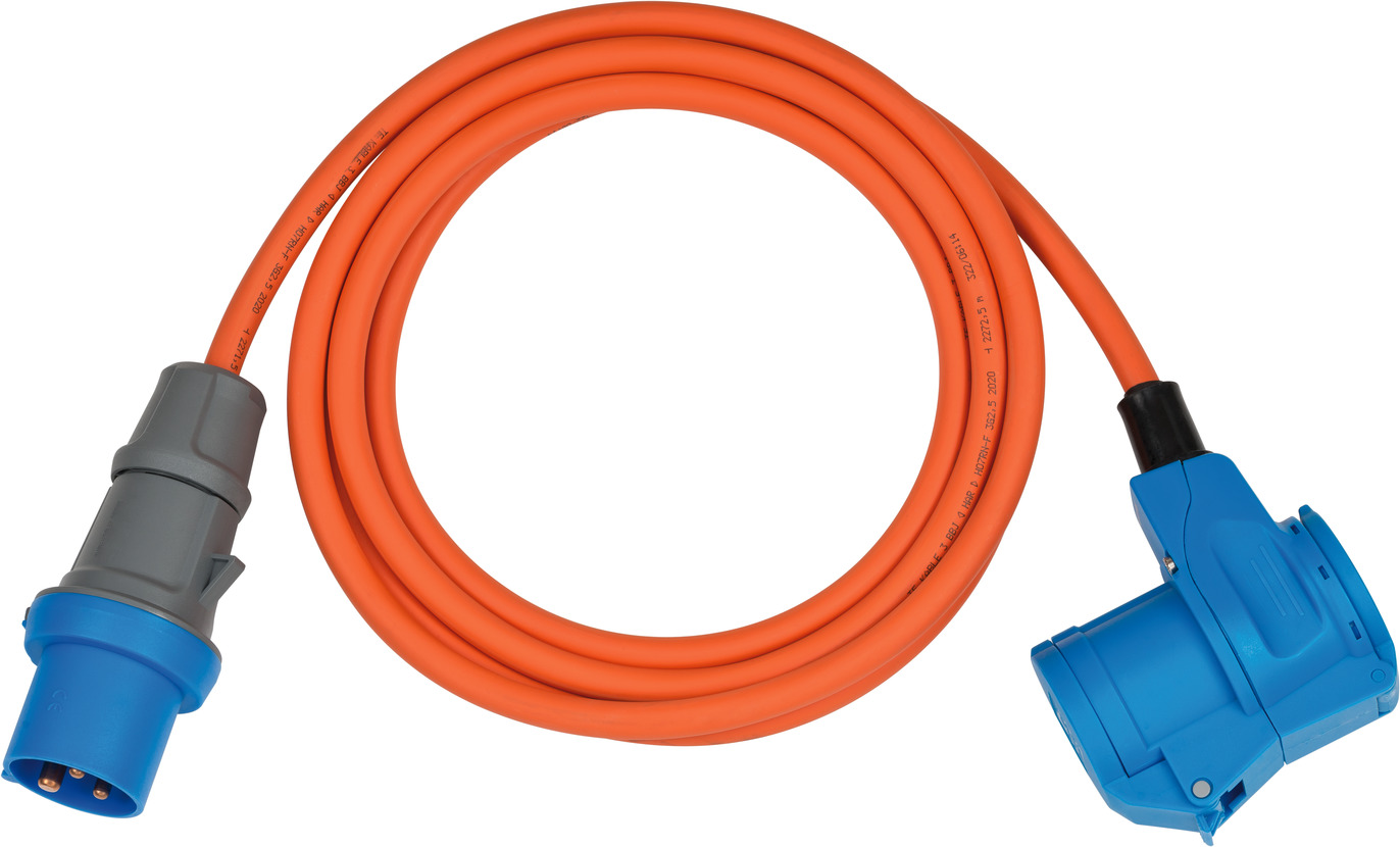 3,0 m CEE Camping-Adapterleitung Kabel 230V/16A
