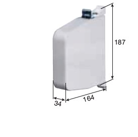 Maxi Gurtwickler groß als Aufschraubgurtaufwickler in weiß (VE10)