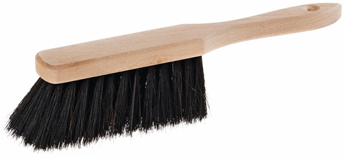 Handfeger Rosshaar L.280mm m.Holzrücken