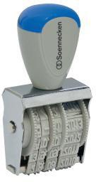 SOENNECKEN Datumstempel Soennecken 26 x 4 mm (B x H) Monat in Zahlen Metall/Kunststoff