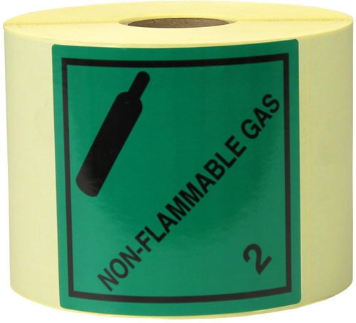 TRANSPAK Etiketten  Maße 100x100mm Papier grün