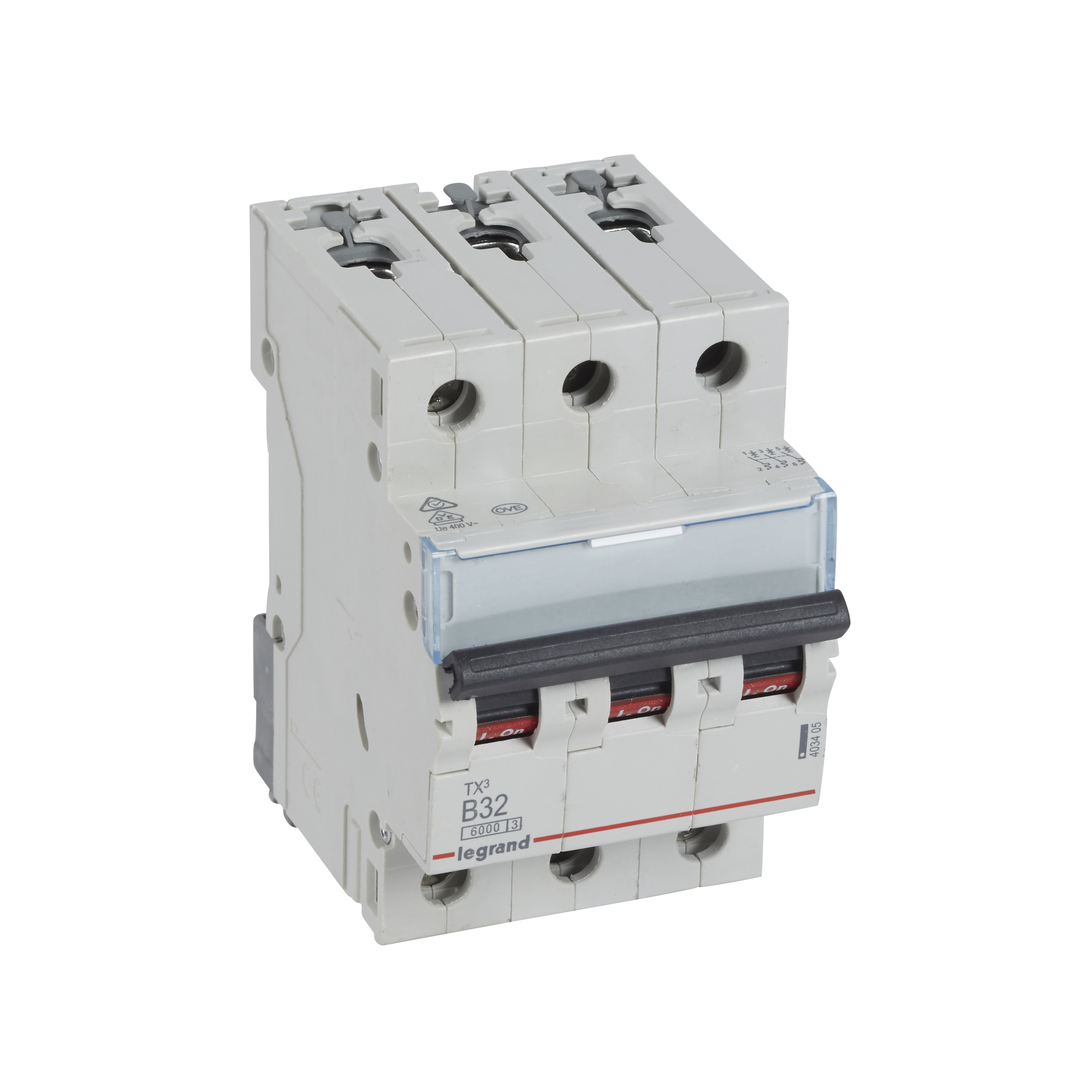 LS 3xB32A, 6kA, 400VAC Leitungsschutzschalter