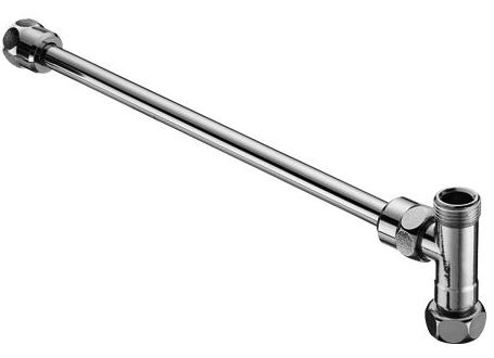 sanibel-Verrohrungsset A22 f. Eckventil- Thermostat m. Verbindungsrohr verchromt