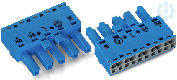 2382620 Buchse,5-polig,Kod. I,blau