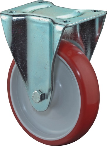 Bockrolle D.100mm Trgf.125kg Polyurethan