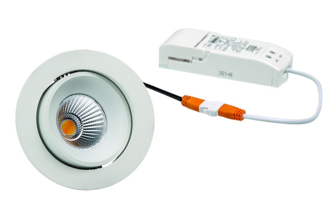 LED-Einbaustrahler ELES 3068W 6W 3000K weiß