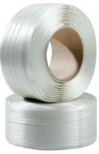TRANSPAK Umreifungsband  Breite 19mm Länge 600lfm 60 SCC Polyester weiß