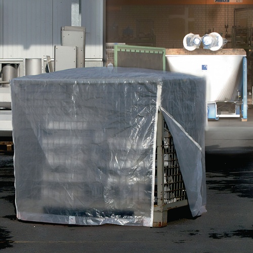 Gitterboxabdeckhaube B.850xL.1250mm tran