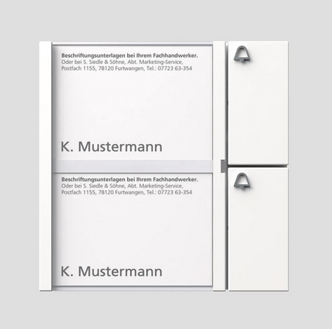 SIED Bus Tasten-Modul BTM650-02W