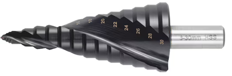 Ø 6-26,75 mm Spiralstufenbohrer HSS AlTiN SMART STEP