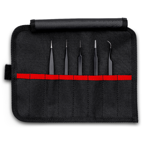5.-tlg. KNIPEX Universalpinzetten-Set ESD