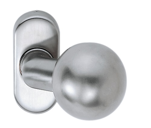 Profiltür-Knopf 2033/4010 Material Alu.F