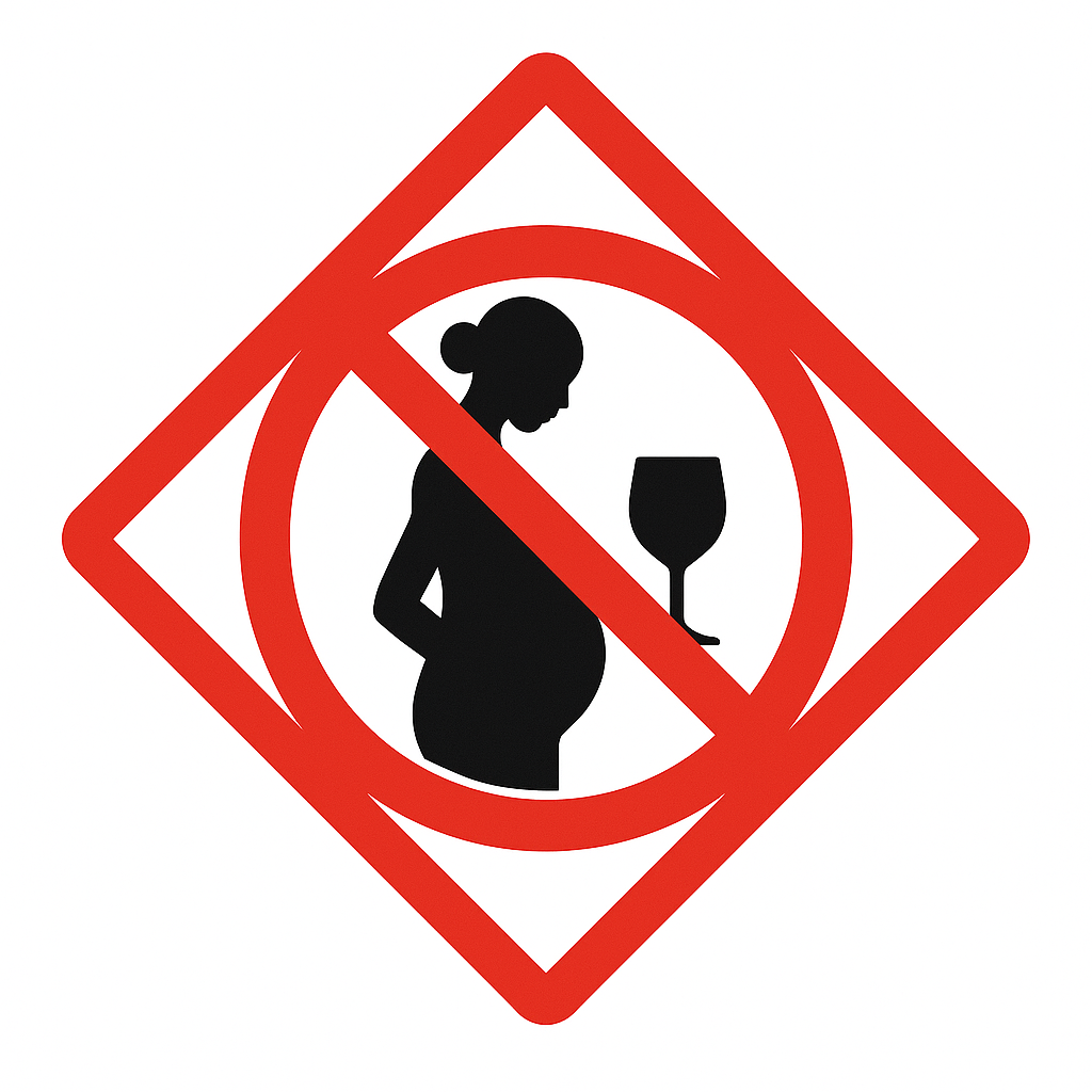 Dont drink alkohol pregnant woman