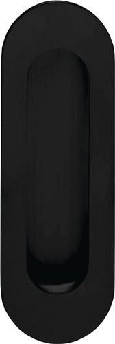 Schiebetürmuschel 4476 VA schwarz ov.bl.