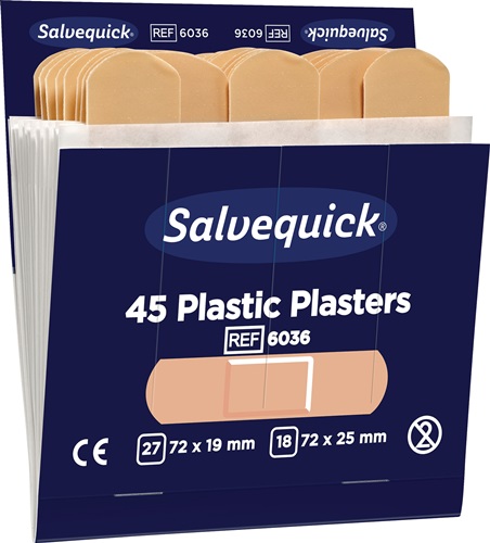 Pflasterstrips Salvequick wasserfest 6 N