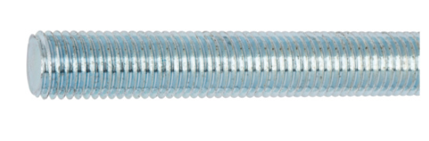 M10x60 Gewindestück Stahl 8.8 verzinkt, blau passiviert