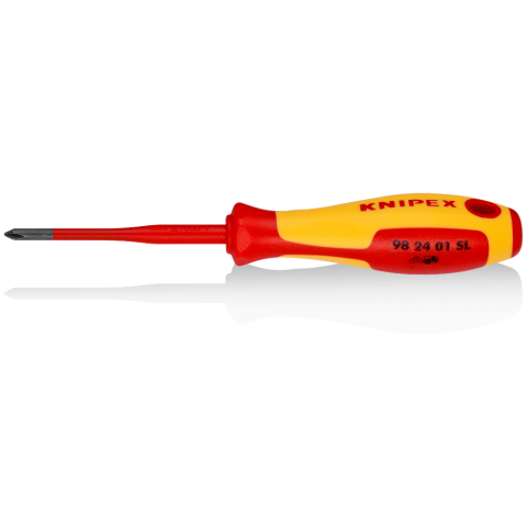 PH1 (Slim) KNIPEX Phillips Schraubendreher für Kreuzschlitzschrauben