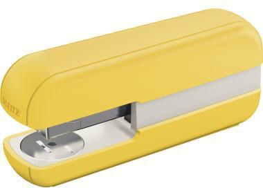 LEITZ Heftgerät Leitz Cosy 5567 24/6 26/6 fest/lösbar 30 Bl. (80 g/m²) inkl. 200 Heftklammern 24/6 Metall/Kunststoff gelb