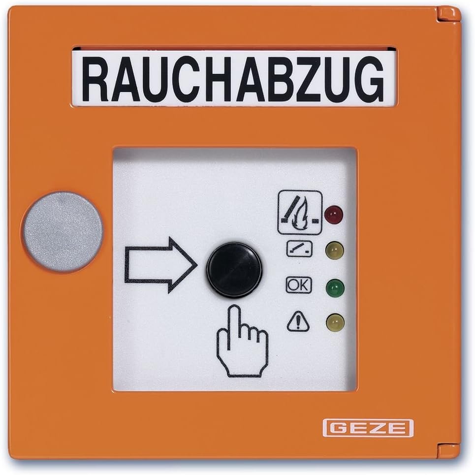 Feuertaster FT4 A 24V Geze RWA AP VDS