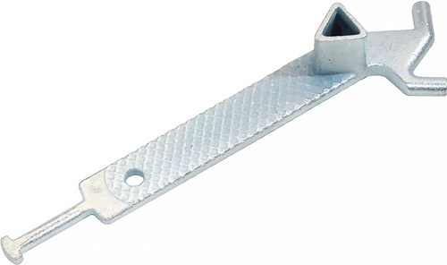 Dreikantschlüssel DIN 3223 m.Hak.GT f.Ab