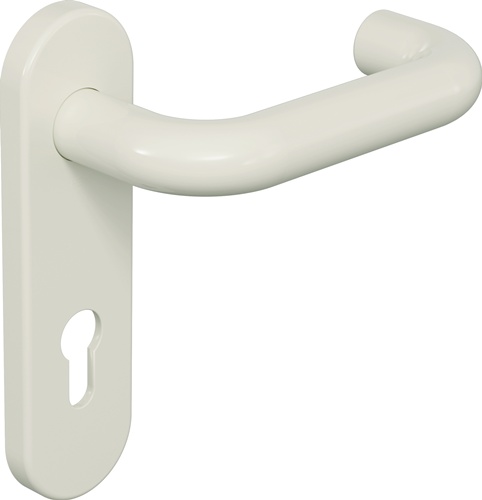 HEWI Kurzschildgarnitur 111R01.110 99 Kunststoff 99 PZ abgerundet