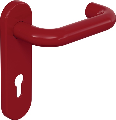 HEWI Kurzschildgarnitur 111R01.110 33 Kunststoff 33 PZ abgerundet