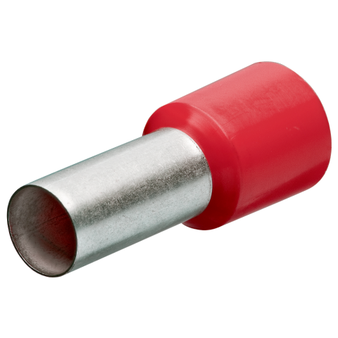 10 mm² KNIPEX Aderendhülsen mit Kunststoffkragen