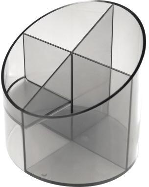 HELIT Stifteköcher helit the cross 11 x 11 cm (D. x H) Polystyrol glasklar