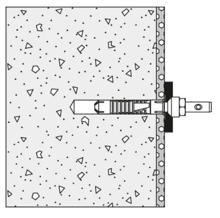 Befestigungsmaterial für Rückenstützen der Serien 801 / 805 Classic