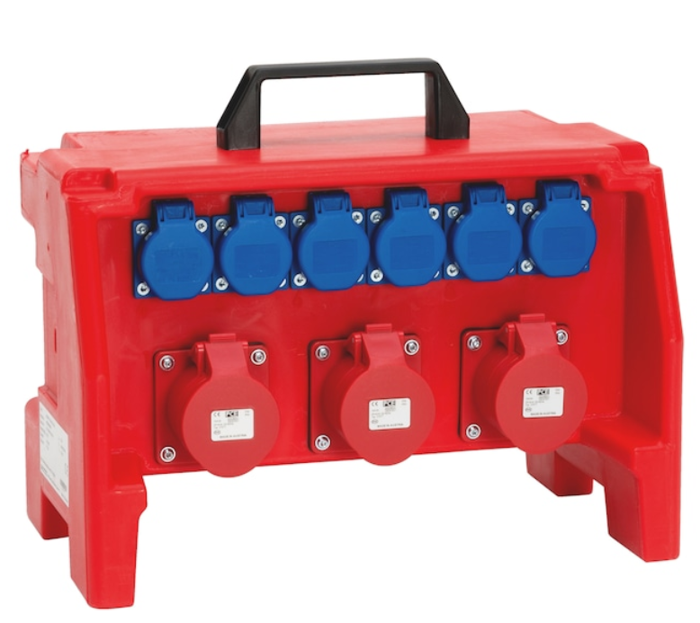 Kunststoff-Steckdosenverteiler WSDV1+