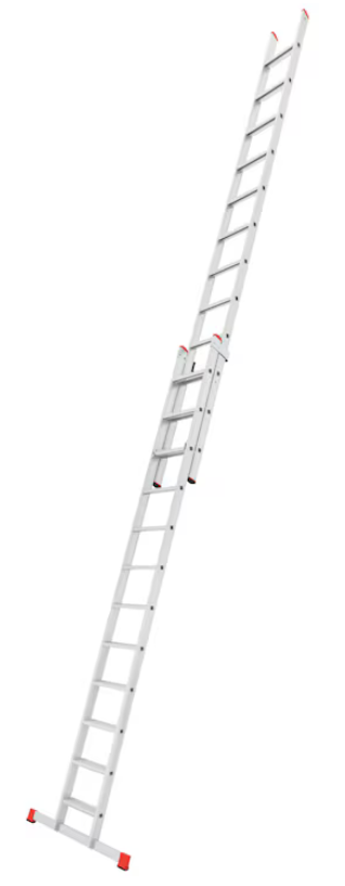 Alu-Stufenschiebeleiter I 2x12 Stufen