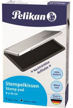 PELIKAN Stempelkissen Pelikan 1 Gummistempel Polymerstempel 160 x 90 mm (B x H) schwarz