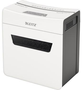 LEITZ Aktenvernichter Leitz IQ 3M Protect Premium P-5 Papier Heftklammern Büroklammern Partikelschnitt weiß