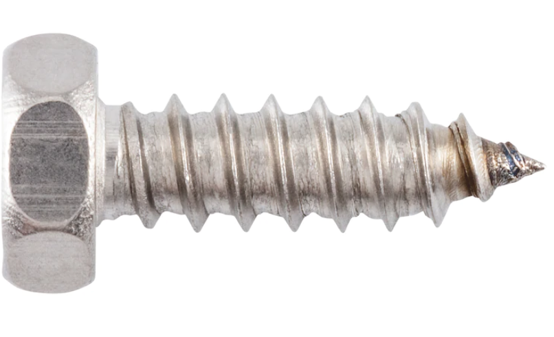 6,3 x 100 mm Sechskant-Blechschraube Edelstahl A2 (VE 200)