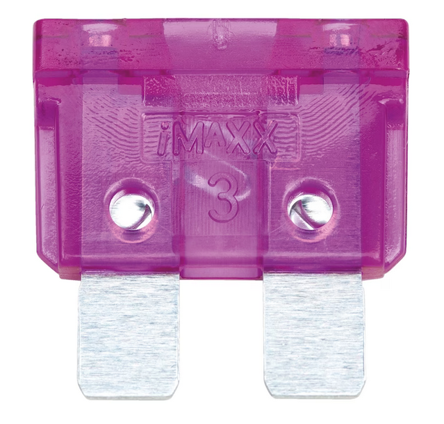 Flachstecksicherung ATO verzinnt 3 A I Violett