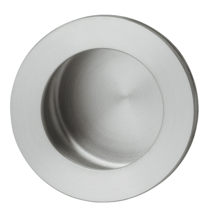 ∅ 35 mm Muschelgriff  "Matt gebürstet"