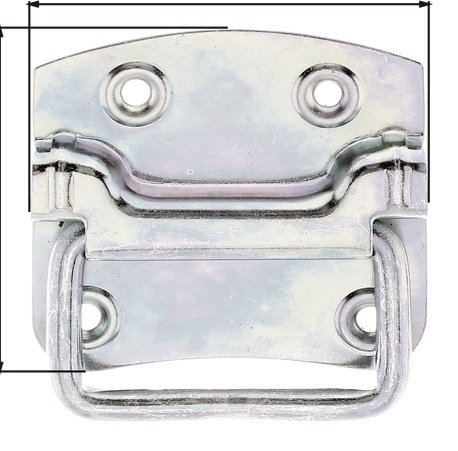 Kistengriff Höhe74mm Breite80mm STA galv