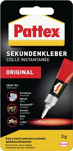 Sekundenkleber Classic 3g farblos Tube P
