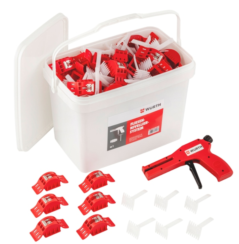 Fliesen-Nivelliersystem Set 201-teilig