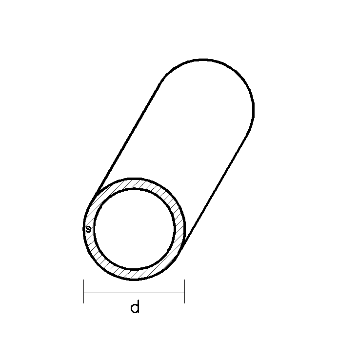 137,9/4,0 mm Rundrohr Stahl S235