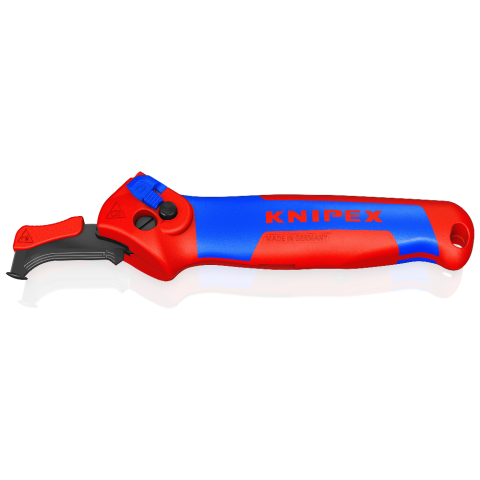 KNIPEX 146 Abmantelungsmesser Mit Gleitschuh und Ratschenfunktion