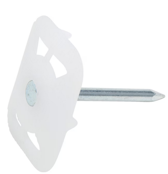 34x27 mm Nagelscheibe Rechteckige Ausführung