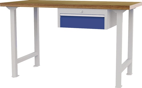 Werkbank B1500xT750xH790-1140mm Buche-Mu