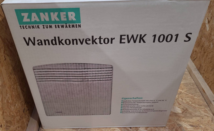 1 KW Zanker E-Heizung Typ EWK 1001 S I TH1673