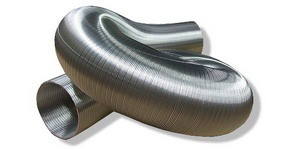 Flexrohr gest. 5 Meter 1,25 m / NW 100 mm | 2-lagig