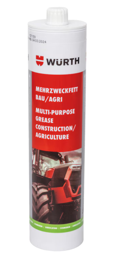 Mehrzweckschmierfett BAU/AGRI 400 g / Kartusche Lube Shuttle